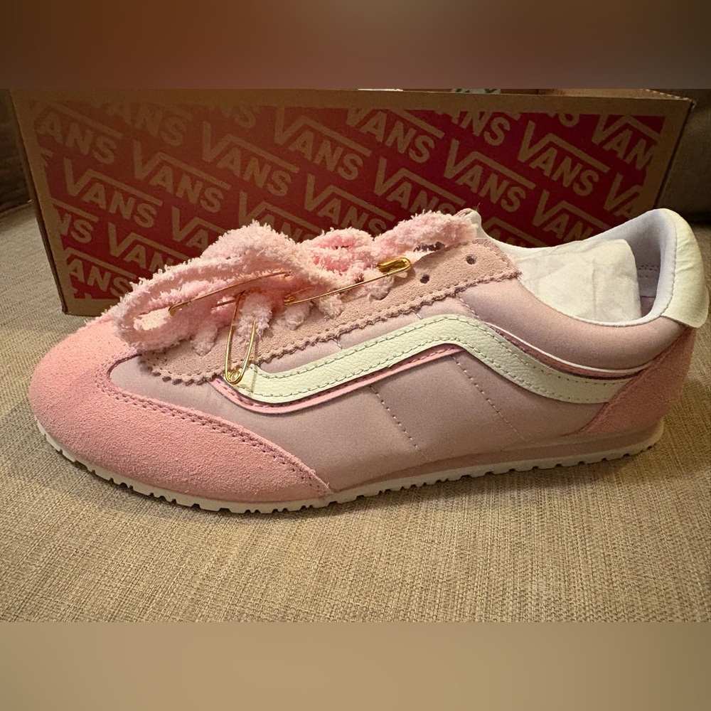 Vans Kids Light Pink Sneakers